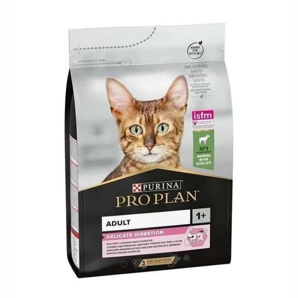 Pro Plan Delicate Digestion Kuzu Etli Hassas Sindirim Kedi Maması 10 kg ürün görseli 1