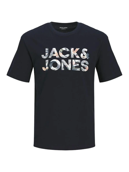 Jack Jones Ebran Logo Erkek Tişört 12268127 ürün görseli 1
