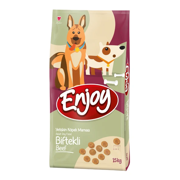 Enjoy Biftekli  Yetiskin Köpek Mamasi 15 kg ürün görseli 1