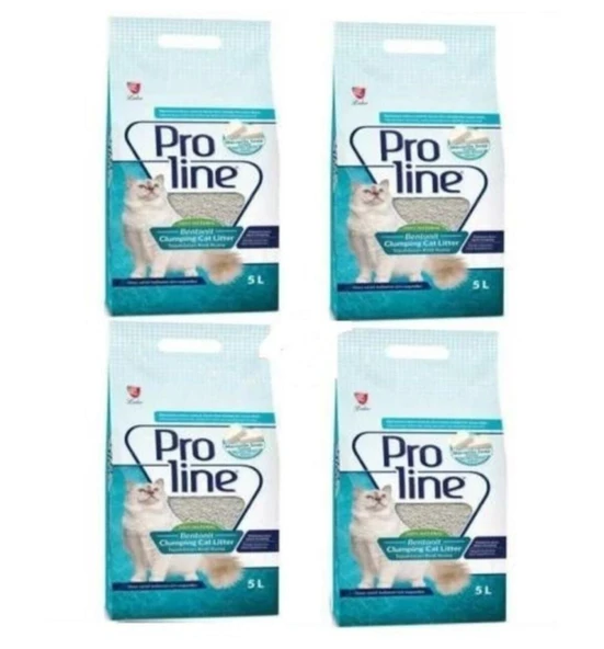 Proline Marsilya Sabunu Kokulu Kedi Kumu 5 L x 4 Adet ürün görseli 1