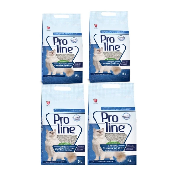 Proline Kokusuz Kedi Kumu 5 L x 4 Adet ürün görseli 1