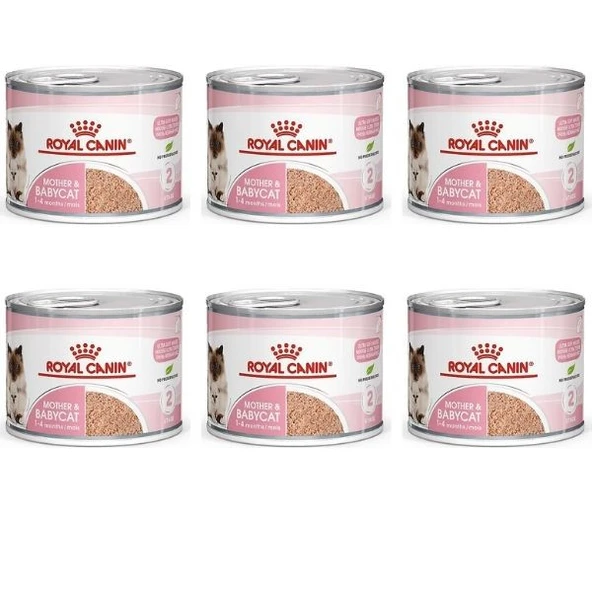 Royal Canin Mother & Babycat Anne ve Yavruları İçin Kedi Konservesi 195 gr x 6 Adet ürün görseli 1