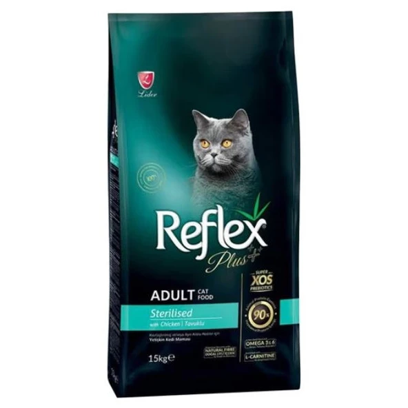Reflex Plus Sterilised Tavuklu Kısırlaştırılmış Kedi Maması 15 kg ürün görseli 1