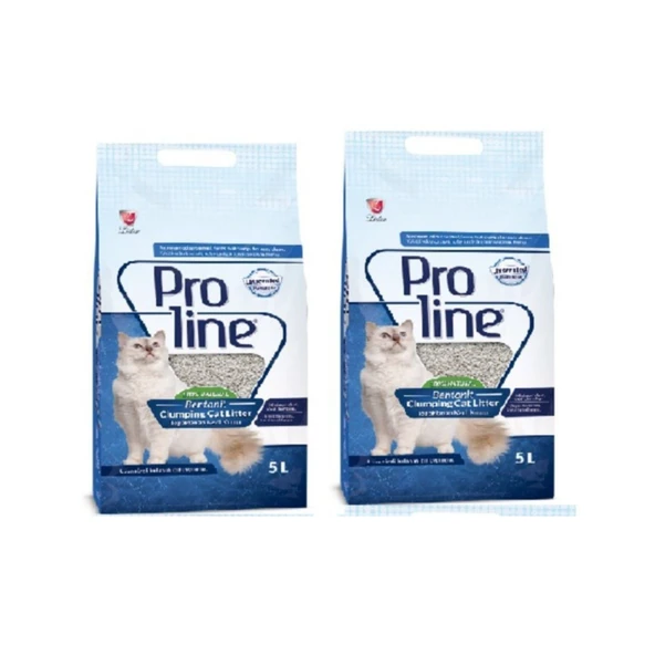 Proline Kokusuz Kedi Kumu 5 L x 2 Adet ürün görseli 1