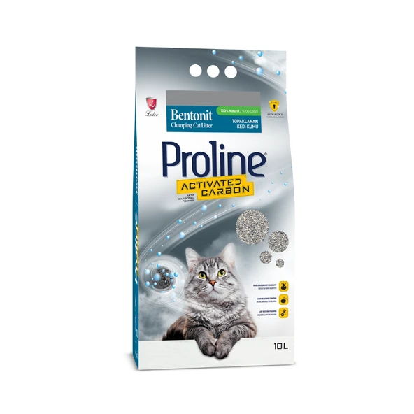 Proline Aktif Karbonlu Kedi Kumu 10 L ürün görseli 1