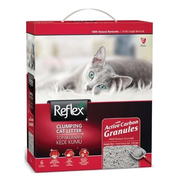 Reflex Granül Aktif Karbonlu Kedi Kumu 6 L ürün görseli 1