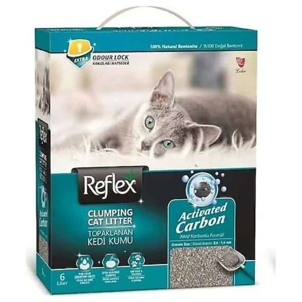 Reflex Aktif Karbonlu Kedi Kumu 6 L ürün görseli 1