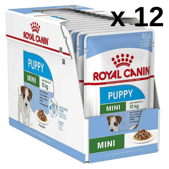 Royal Canin Mini Puppy Yaş Köpek Maması 85 gr x 12 Adet ürün görseli 1