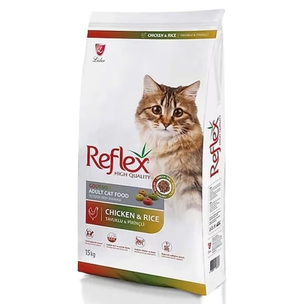 Reflex Gurme Renkli Tavuklu Yetişkin Kedi Maması 15 kg ürün görseli 1