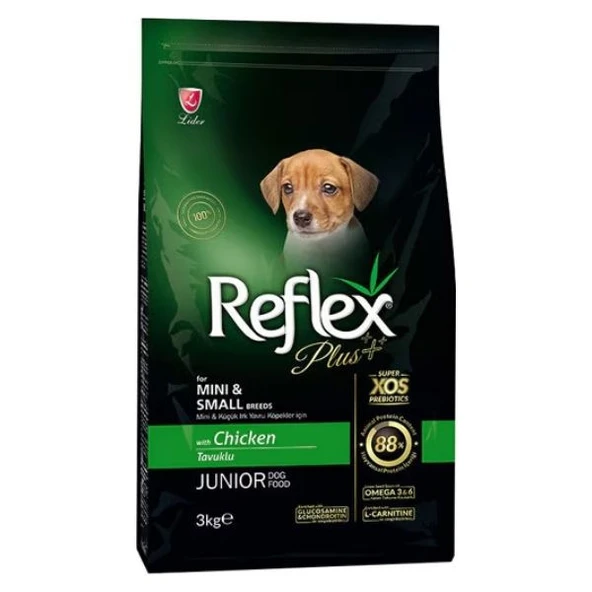 Reflex Plus Mini&Small Junior Küçük ve Mini Irk Tavuklu Yavru Köpek Maması 3 kg ürün görseli 1