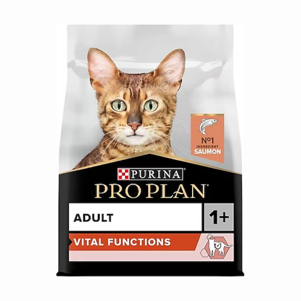 Pro Plan Vital Functions Somonlu Yetişkin Kedi Maması 1,5 kg ürün görseli 1