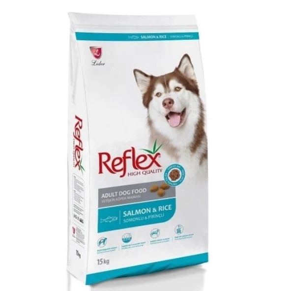 Reflex Somonlu ve Pirinçli Yetişkin Köpek Maması 15 kg ürün görseli 1