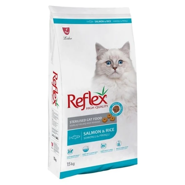 Reflex Sterilised Somonlu Kısırlaştırılmış Kedi Maması 15 kg ürün görseli 1