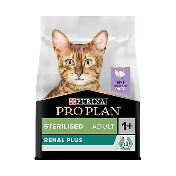 Pro Plan Sterilised Hindili Kısırlaştırılmış Kedi Maması 3 kg ürün görseli 1