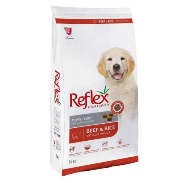 Reflex Puppy Biftekli Yavru Köpek Maması 15 kg ürün görseli 1
