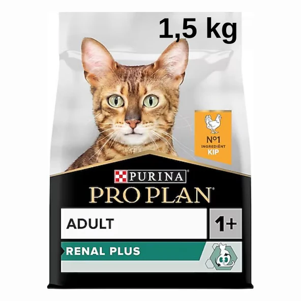 Pro Plan Renal Plus Tavuk Etli Yetişkin Kedi Maması 1,5 kg ürün görseli 1