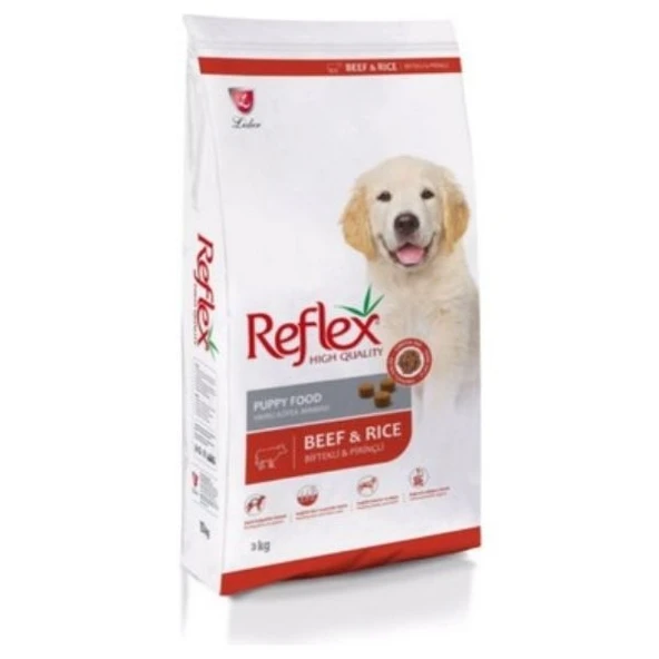 Reflex Biftekli ve Pirinçli Yavru Köpek Maması 3 kg ürün görseli 1