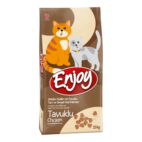 Enjoy Tavuklu Yetişkin Kedi Maması 15 kg ürün görseli 1