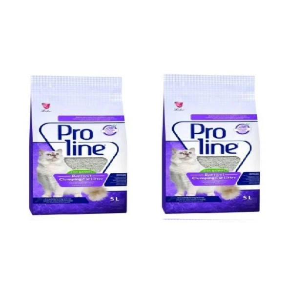 Proline Lavanta Kokulu Kedi Kumu 5 L x 2 Adet ürün görseli 1