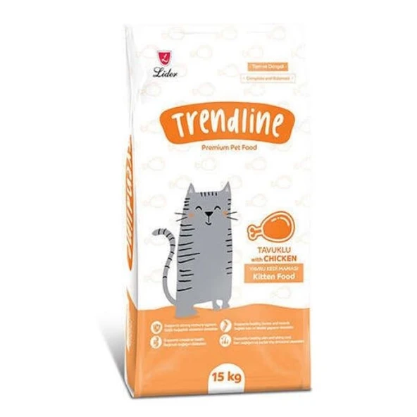 Trendline Kitten Tavuklu Yavru Kedi Maması 15 kg ürün görseli 1