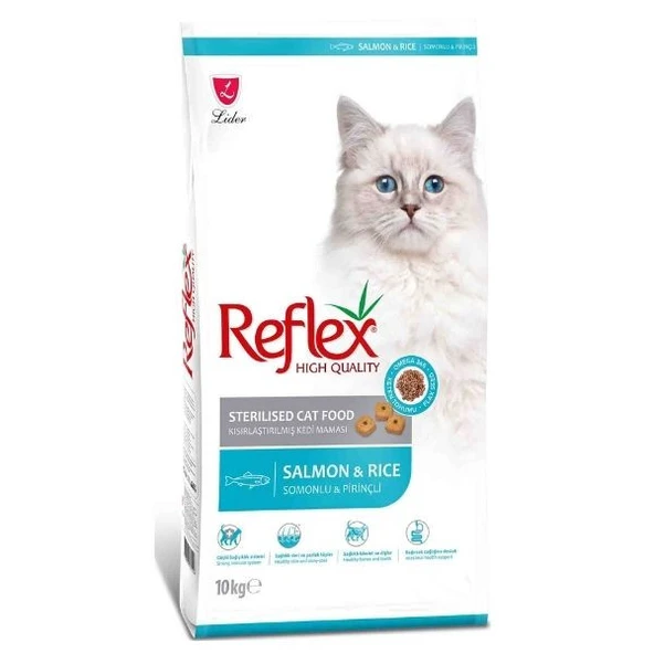 Reflex Sterilised Salmonlu Kısırlaştırılmış Kedi Maması 10 kg ürün görseli 1