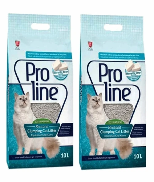Proline Marsilya Sabunu Kokulu Kedi Kumu 10 L x 2 Adet ürün görseli 1
