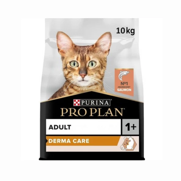 Pro Plan Derma Care Somonlu Yetişkin Kedi Maması 10 kg ürün görseli 1