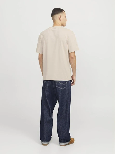 Jack Jones Ebran Logo Erkek Tişört 12268127 - Resim 2
