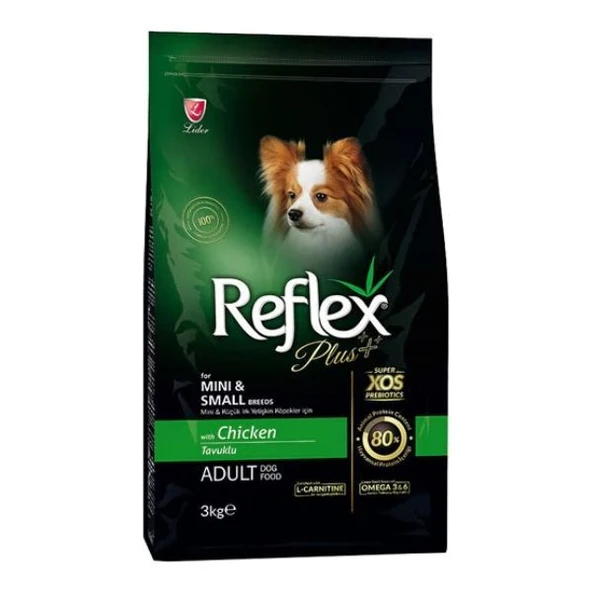 Reflex Plus Mini Küçük Irk Tavuklu Yetişkin Köpek Maması 3 Kg ürün görseli 1