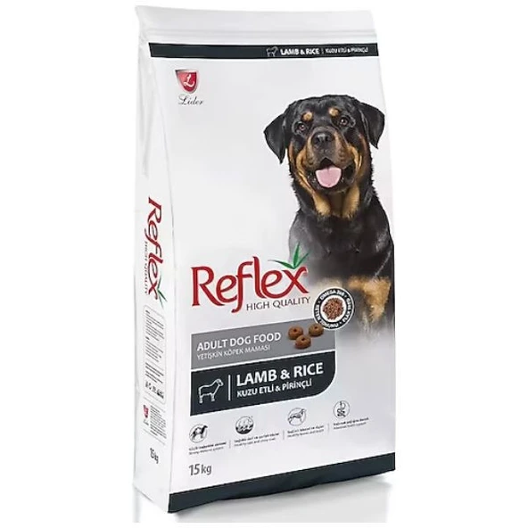 Reflex Kuzu Etli ve Pirinçli Yetişkin Köpek Maması 15 kg ürün görseli 1