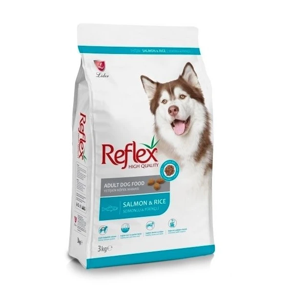 Reflex Somonlu ve Pirinçli Yetişkin Köpek Maması 3 kg ürün görseli 1