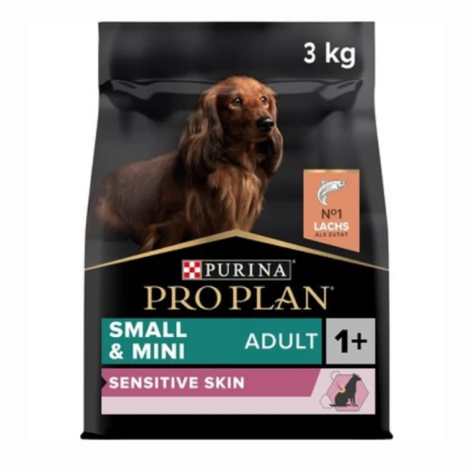 Pro Plan Small&Mini Küçük Irk Somonlu Hassas Derili Köpek Maması 3 kg ürün görseli 1
