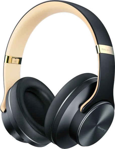 SWORD Bluetooth 5.3 Kulak Üstü Kulaklık, Hoparlör Modu, Ekstra Bass, 25 Saat Pil Ömrü, Koruma Kılıfı, SW-9001 ürün görseli 1