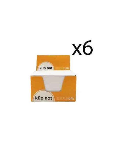 Umur Küp Blok Beyaz Not Kağıdı 8x8x5 6 Adet ürün görseli 1