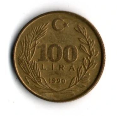 T.C. 100 Lira 1990 (mp2015) - Resim 2