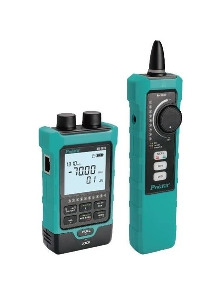 Proskit MT-7625 Optik Güç Ölçer ve Lan Kablo Test Cihazı ürün görseli 1