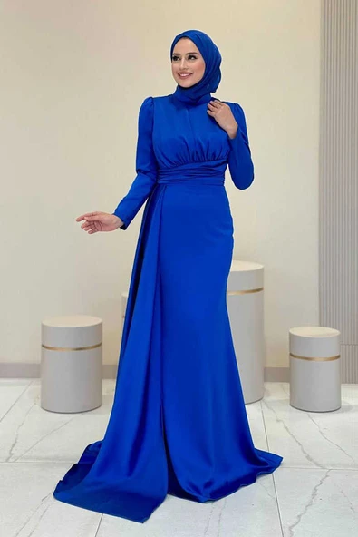 7036 Abiye Saks ürün görseli 1