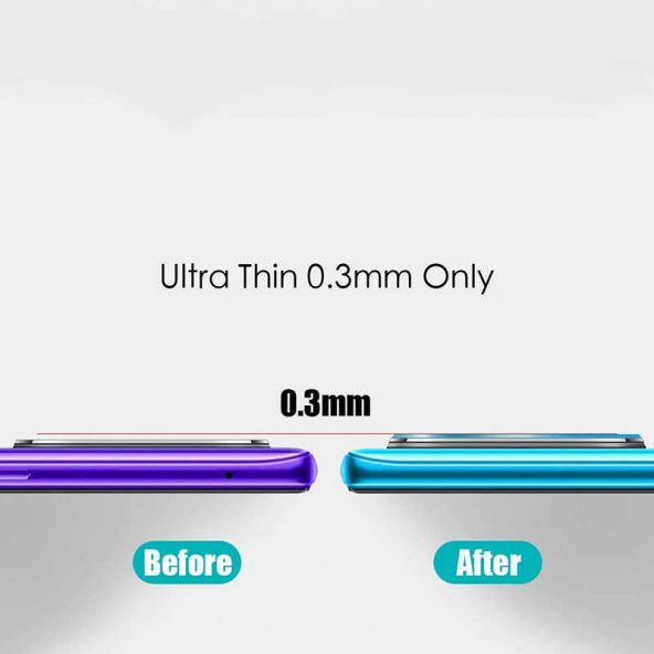 Realme 5 Pro Zore Nano Kamera Koruyucu - Resim 4