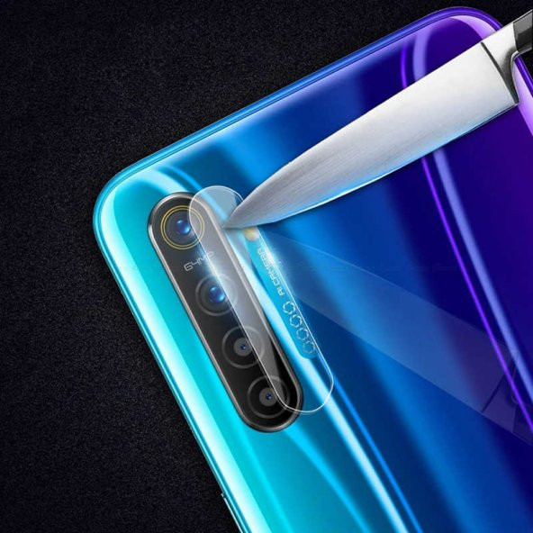 Realme 5 Pro Zore Nano Kamera Koruyucu - Resim 5