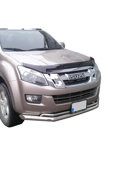 Isuzu DMAX Ön Krom Koruma Bıyık Paslanmaz Çelik ürün görseli 1