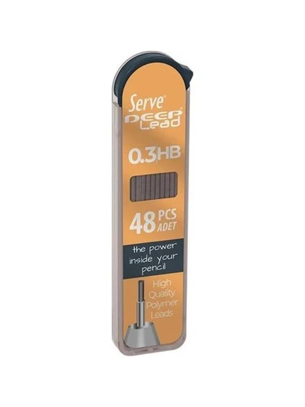 SERVE DEEP MEKANIK KALEM UCU 0.3MM HB HARDAL SARI ürün görseli 1