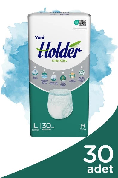 Holder Emici Külot Yetişkin Hasta Bezi Large 30 Adet ürün görseli 1