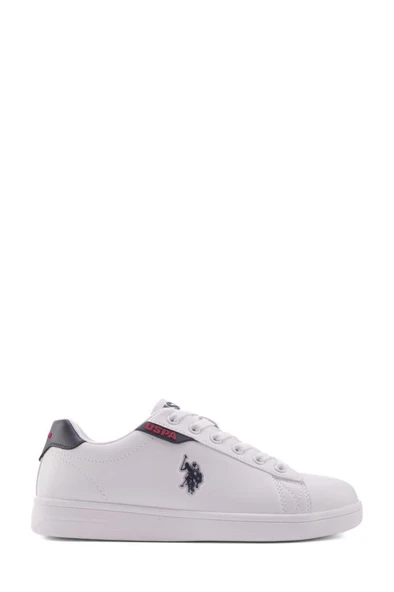 U.S. Polo Assn. COSTA WMN 5FX 101946722 Kadın Sneaker Ayakkabı Beyaz Laci Kırmızı 36-40 ürün görseli 1