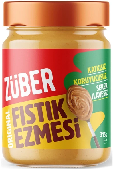 Züber Original Fıstık Ezmesi 315 gr ( 1 ADET ) ürün görseli 1