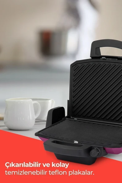 GOLDMASTER EVİA EA 4400G TOST MAKİNASI - Resim 6