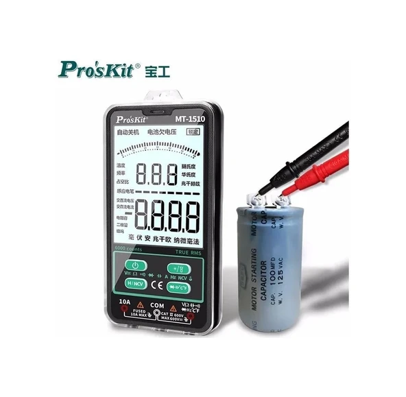 Proskit Mt-1510 Proskit Geniş Ekran Dijital Multimetre True Rms Ub ürün görseli 1