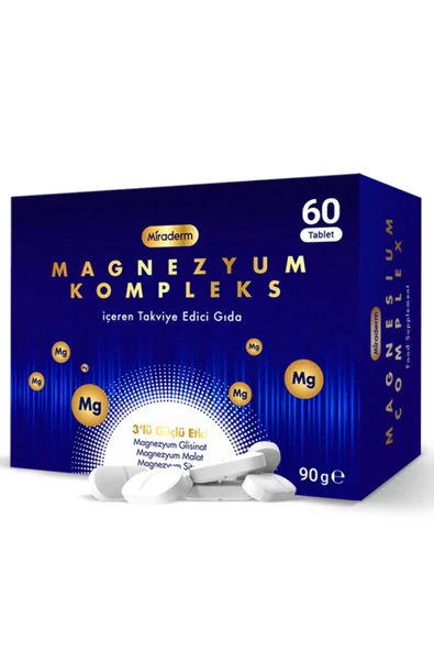 MİRADERM PHARMA MİRADERM MAGNEZYUM COMPLEX 60 KAPSÜL - Resim 2