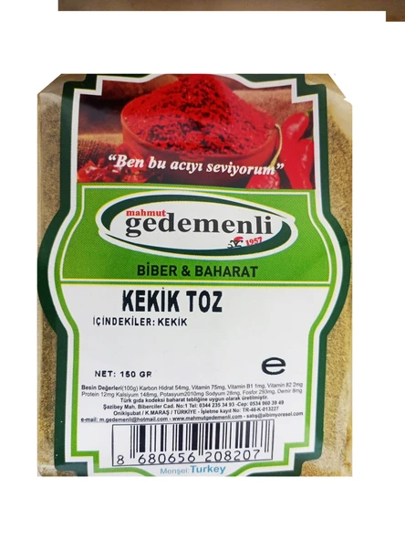 KEKİK TOZU 150 GR ürün görseli 1