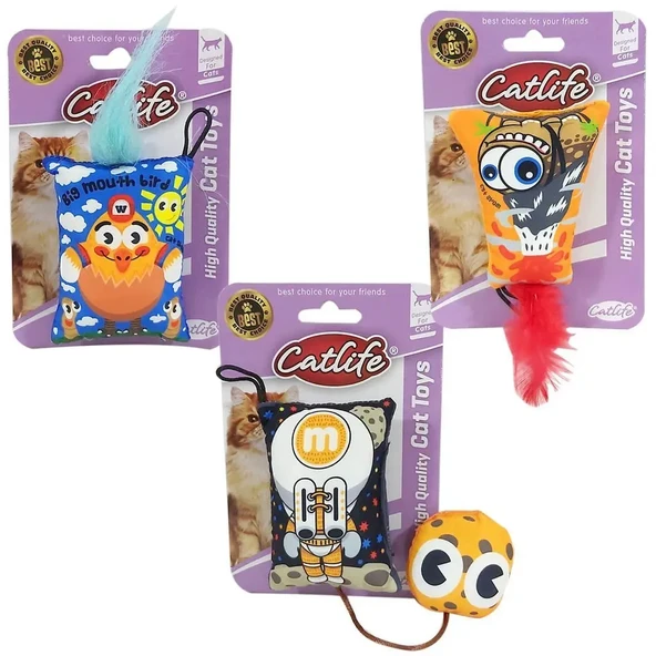 Catlife Hışırtılı Kraft Kedi Oyuncağı 9 cm ürün görseli 1
