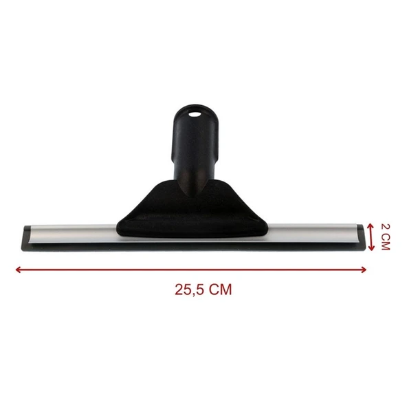 Buharlı Temizleme Makinesi Cam Silme Aparatı Yedek Başlığı 25,5 x 2 cm ürün görseli 1